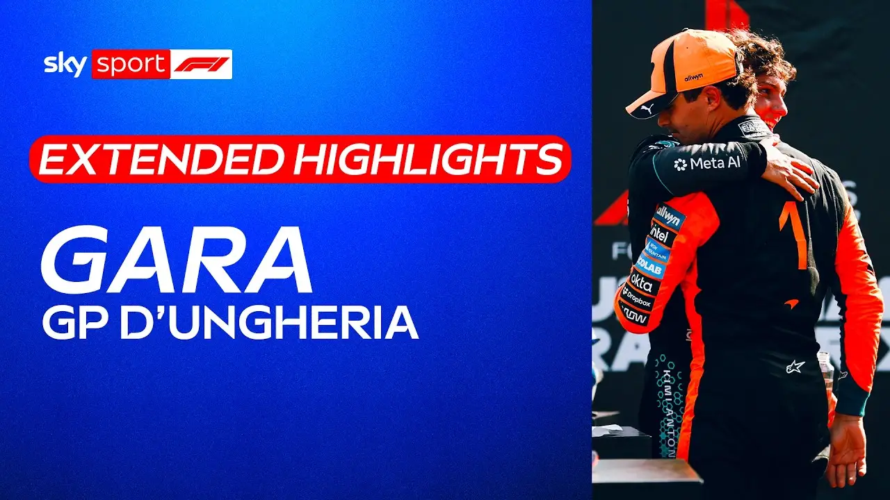 F1, GP d’Ungheria: la sintesi lunga della gara all’Hungaroring