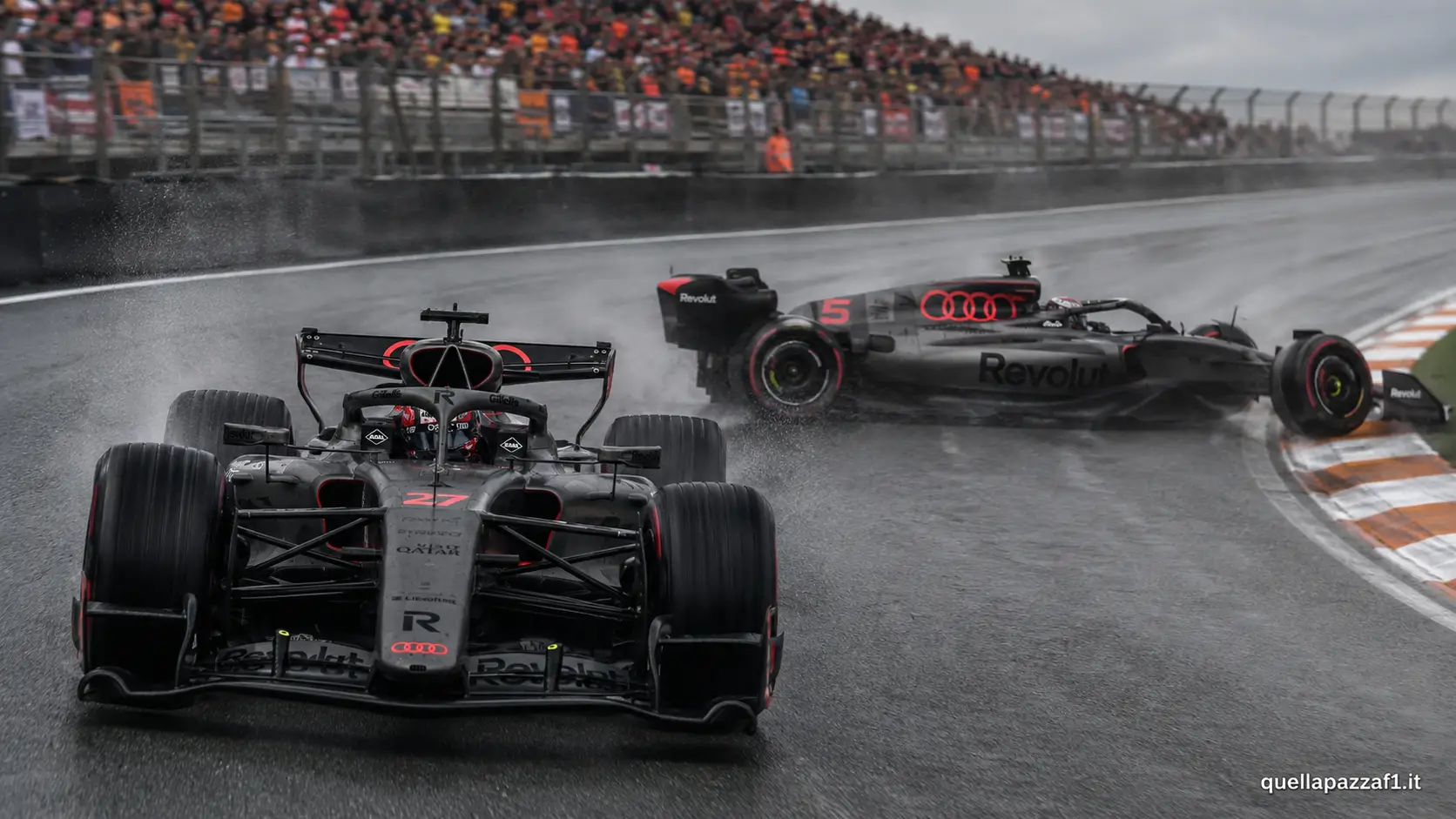 Audi, quattro punti e quattro vite: Hülkenberg evita Bortoleto e si prende l’ottavo posto